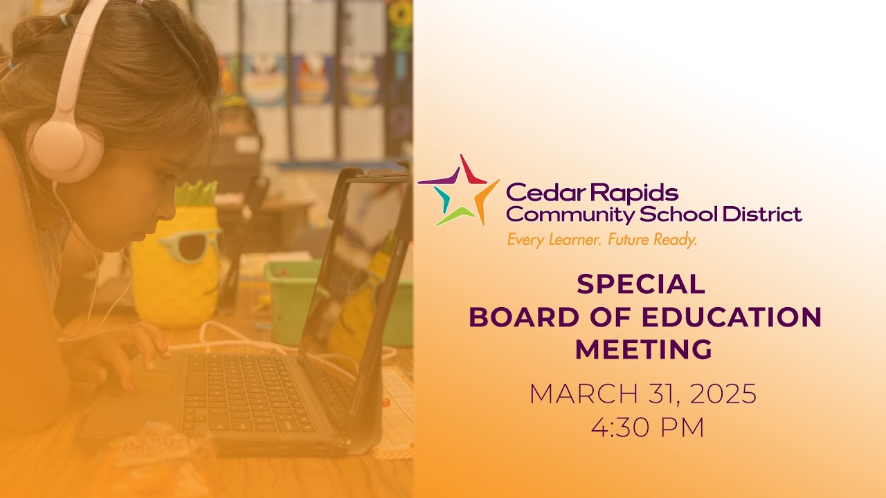 Special Board of Education Meeting - 4:30 PM - March 31, 2025 - YouTube