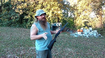 Double barrel 12 gauge coach gun. Both barrels