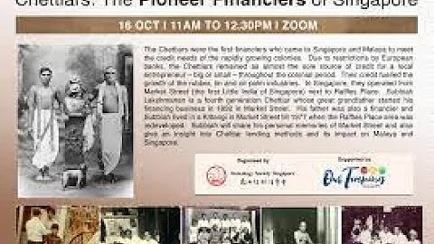 Chettiars: The Pioneer Financiers of Singapore