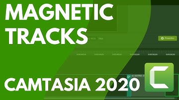 Remove Gaps Between Video Clips in Camtasia 2020 (Magnetic Tracks)