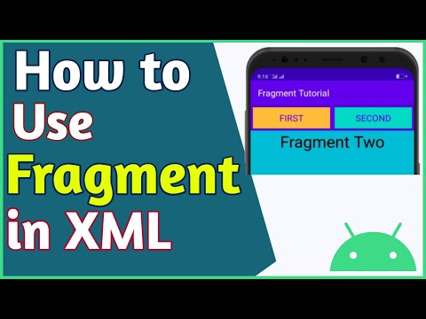 How to use Fragment in XML – Fragment Tutorial in Android #7