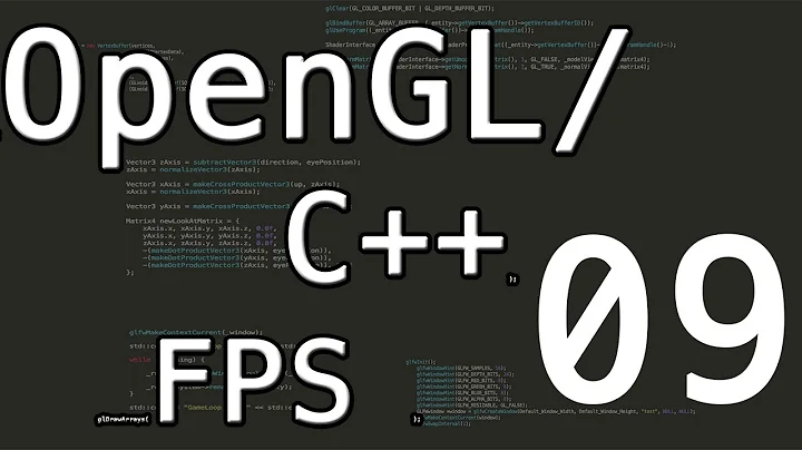 OpenGL/ C++ FPS Tutorial part 9: Getting a triangle on screen