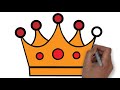 Bolalar uchun Toj chizish/Drawing crown for children/Рисунок корона короля для детей