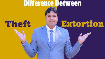 Difference between Theft and Extortion | Section 303 of BNS | Section 308 of BNS | Lecture 1.