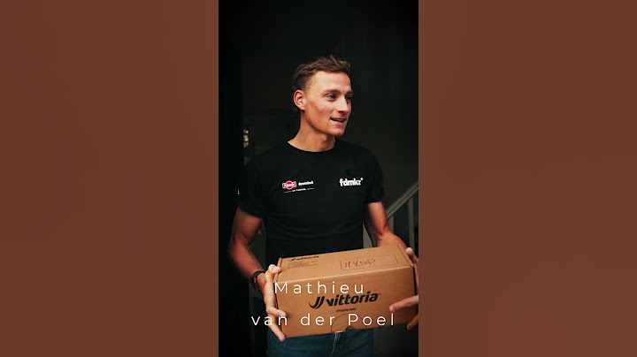 Vittoria Corsa PRO Gold Mathieu Van der Poel unboxing