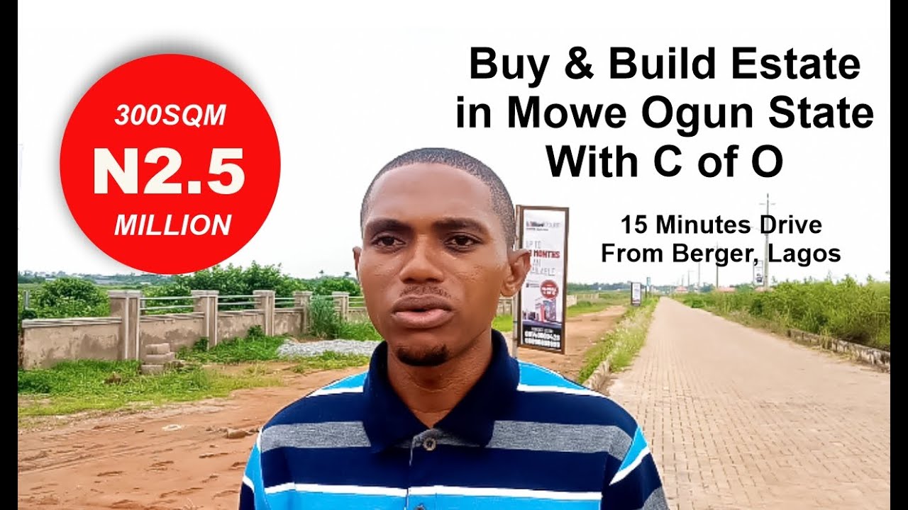 AFFORDABLE PROPERTY IN MOWE TOWN WITH C OF O (BUY AND BUILD) MILLIARD COURT  ESTATE.