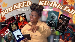 October TBR Kindle Unlimited edition | Mystery Thriller, Suspense + More Fall Book Recs for fall tbr
