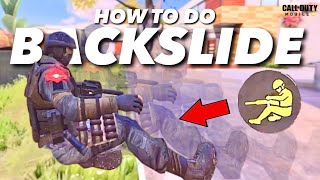 How To Backslide Movement In COD MOBILE