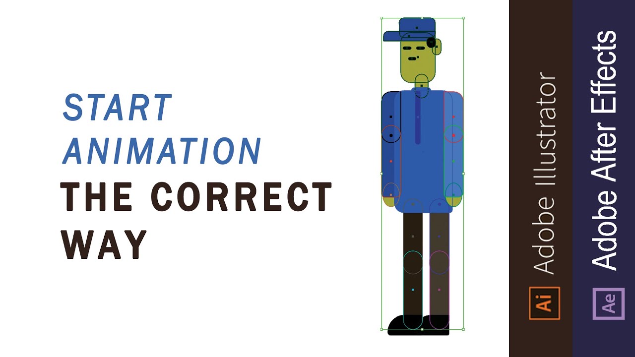 Animation Tutorial (part 1/3) : How to Design a Character in Adobe ...