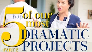 Our MOST DRAMATIC Projects We've Ever Done Part 2 | RENCH FARMHOUSE