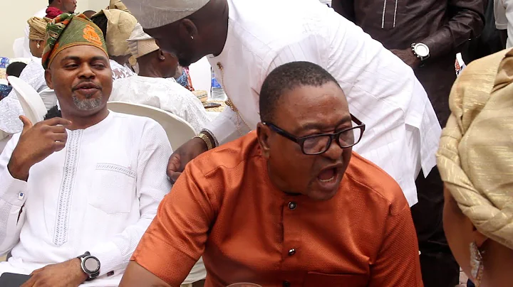 JIDE KOSOKO MAKES HIS PRESENCE KNOWN @ YOMI  FABIYI NAMING CEREMONY