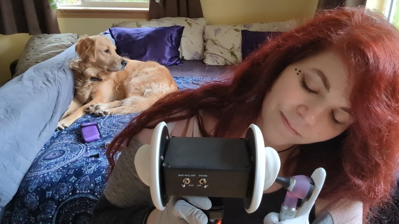 ASMR - All Otoscope and Ear Touching - Palpating, Gloves, No Talking