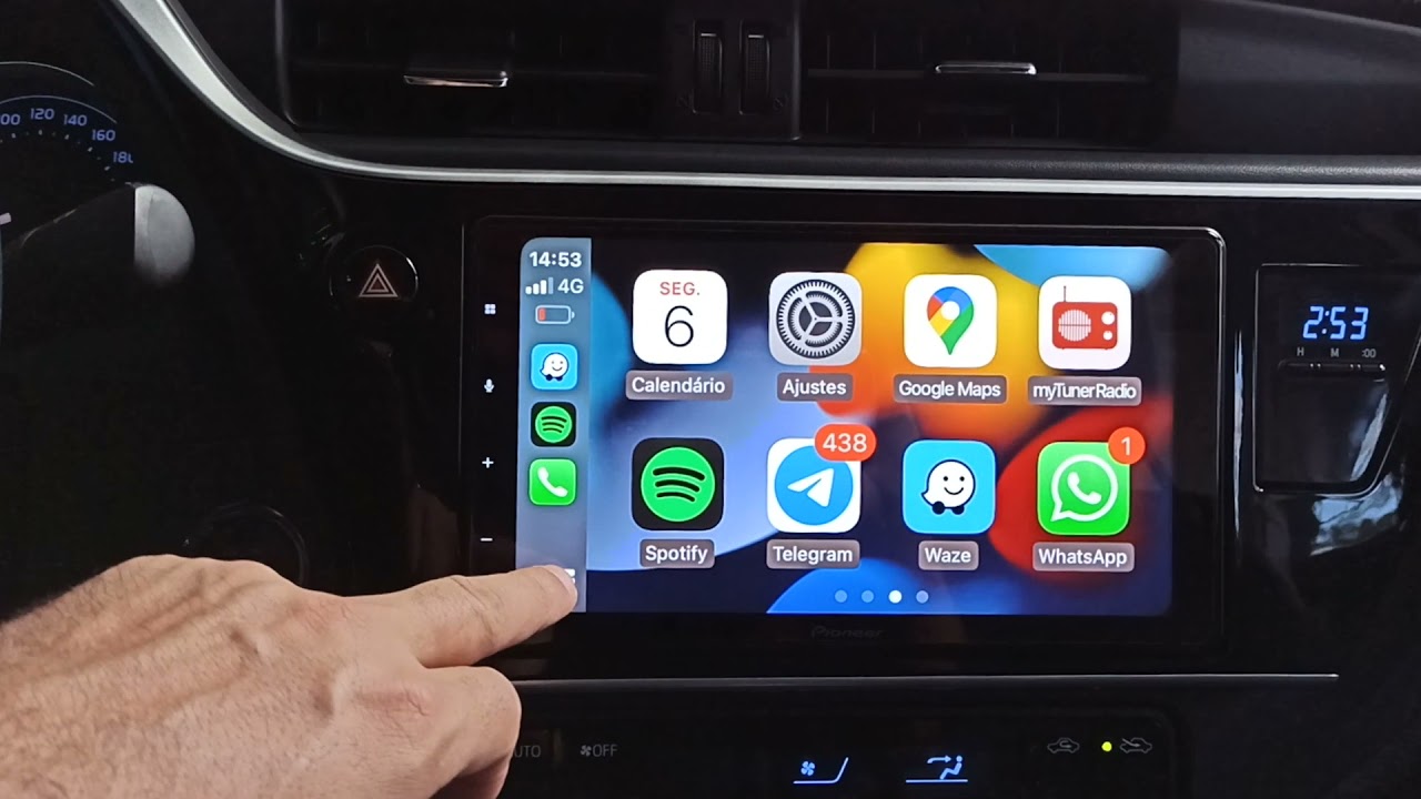 Corolla 2019 XEi - Central 9'' CarPlay e Android Auto - ArtsomAuto