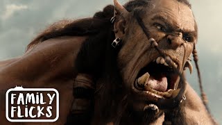 Orc Battle - Durotan Vs Gul'dan  | Warcraft (2016) | Family Flicks