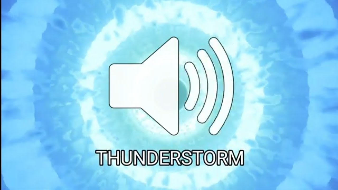Thunderstorm Sound Effects (No Copyright) YouTube