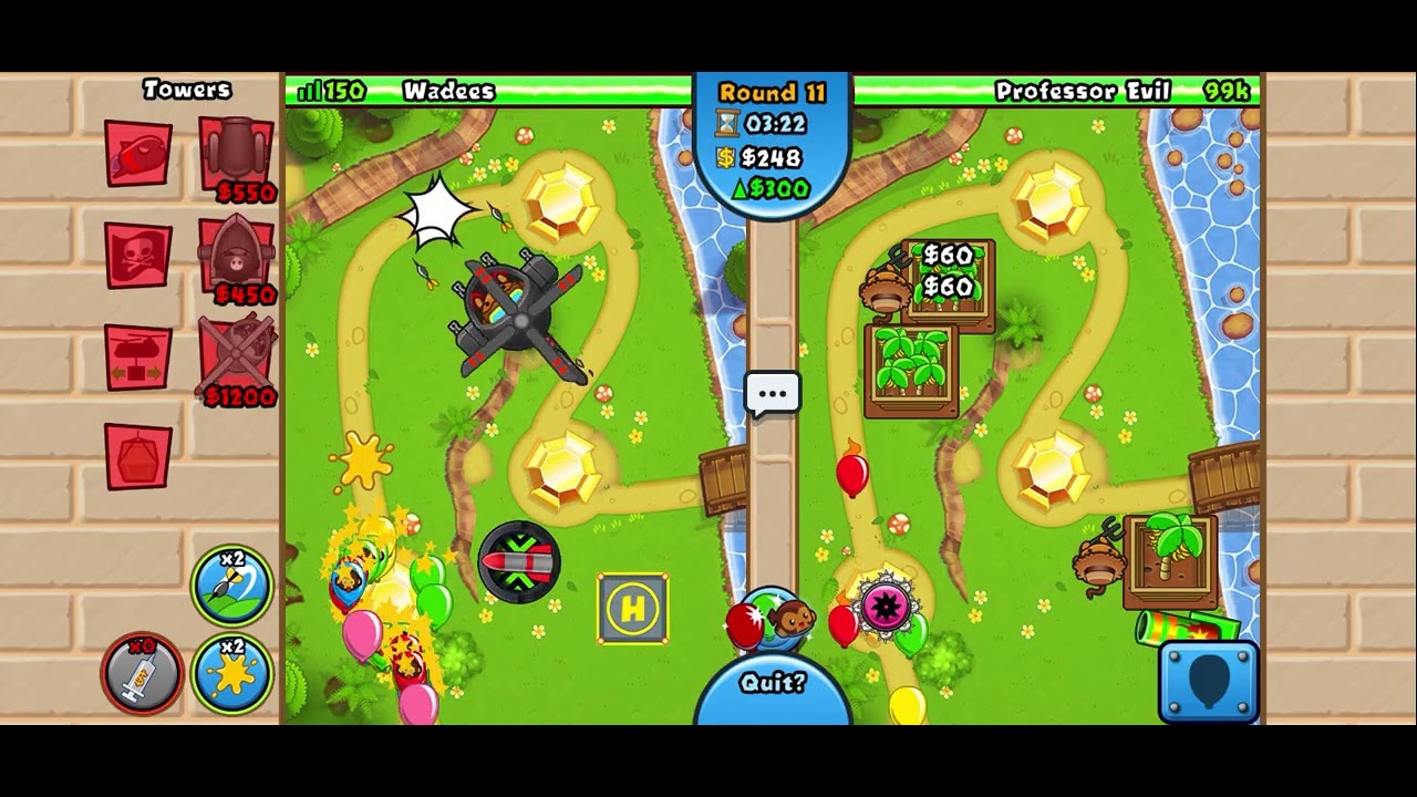 Easiest way to beat the new Professor Evil Challenge (Bloons TD Battle) 