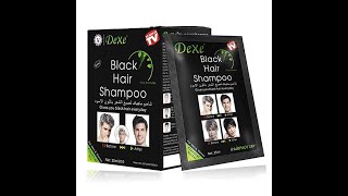 Black Hair Shampoo - DEXE - Pinta canas