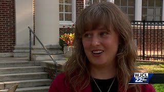 Teacher of the Year Flag Raising Ceremony