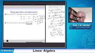 Eigen values and Eigenvectors of matrices and Linear Transformations: Lecture-12A