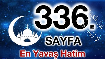 Kuran 336. sayfa / Hac Suresi 6. sayfa / yavaş okuyuş 17. cüz 336. sayfa / ok takipli 336. sayfa