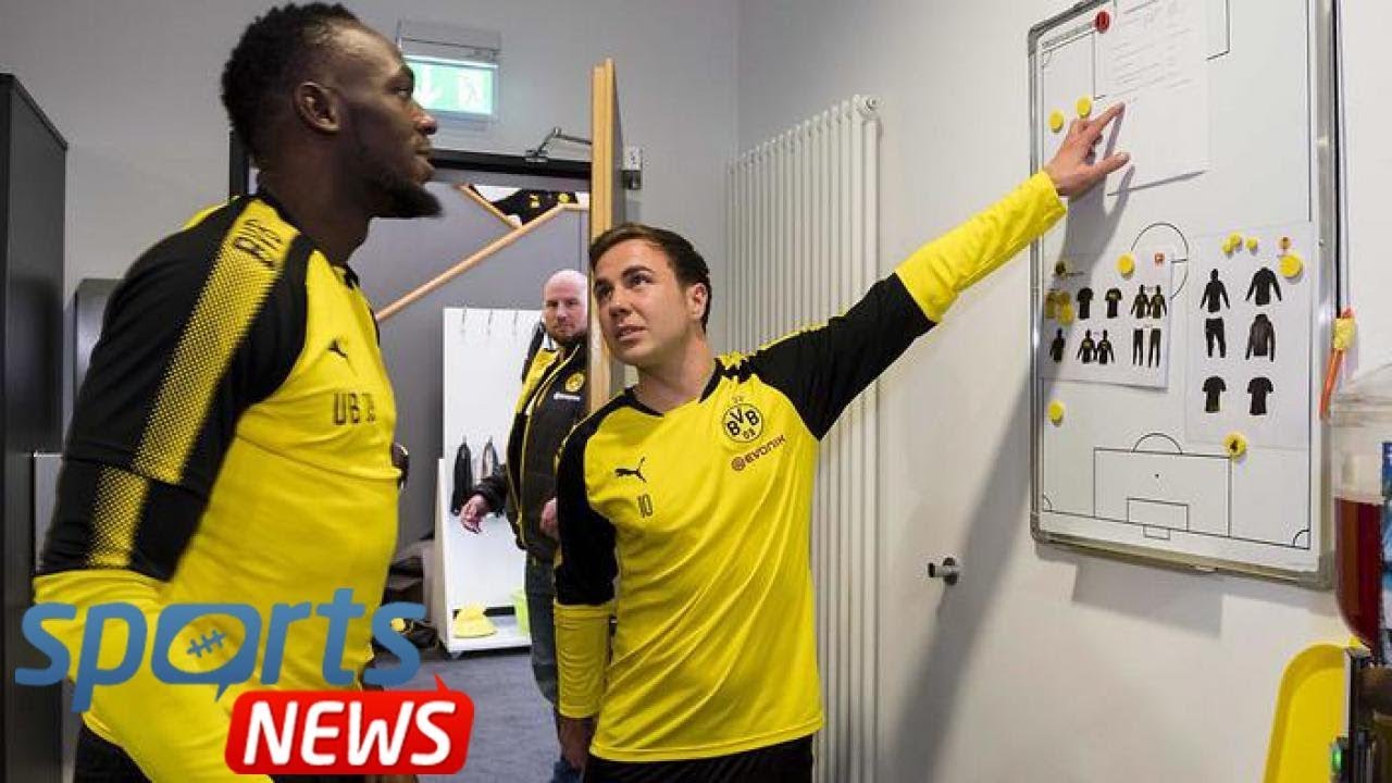 Usain Bolt training session: Watch sprint star train with Borussia Dortmund