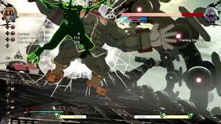 GGST Zato=1 5D RC Corner Combo [Solo Zato, Eddie-less] byしーちゃん