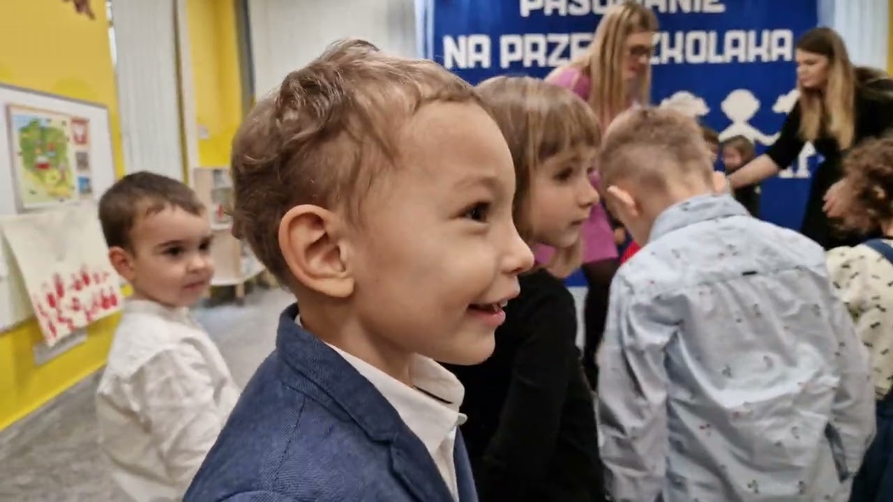 Jasio pasowanie na przedszkolaka
