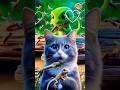 Cute Cat Singing Cicak Lizard On the Wall Quietly Creeping #catssinging #cutecats