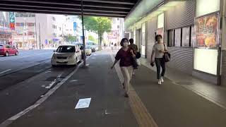 Short walk from Sapporo Station to Hokkaido University