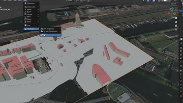 BlenderGIS addon Hoogtedata AHN