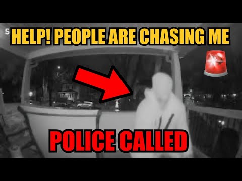 Suspicious Stranger Jumps on Porch at Night: ‘Help, They’re Chasing Me!