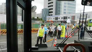 東京メトロ東西線代行輸送バス　京浜急行バスH6422　東陽町→西葛西