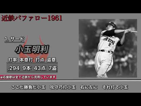 【過去行きました】1961年近鉄バファロー1-9