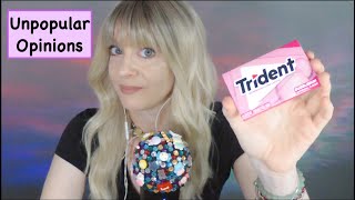 Asmr Gum Chewing Unpopular Opinions Whispered | #cutebeebooknook