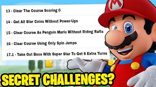 The Secret Mario Bros Wii Challenges...
