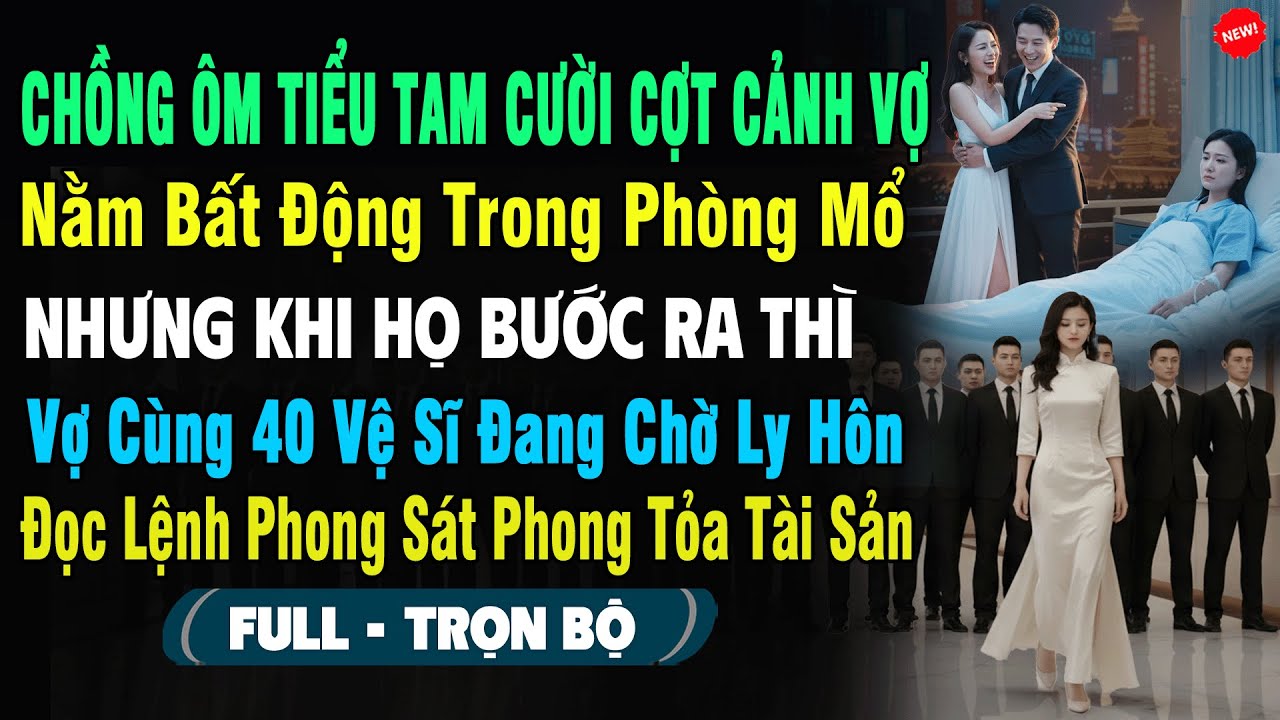 💖Chồng Ôm Tiểu Tam Cười Cợt Vợ Nằm Bất Động Trong Phòng Mổ, Khi Bước Ra Vợ Cùng 40 Vệ Sĩ Khiến Cả 2