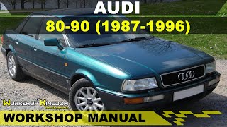AUDI 80-90 (1987-1996) Workshop Service Repair Manual - English - PDF Download