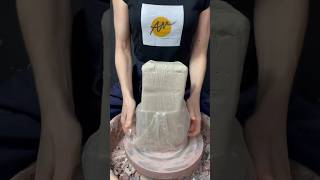 Unboxing Clay 🏺🌀or a big Piece of Cheese 🧀🤪🫶#asmr #unboxing #ceramics #pottery #clay #cheese