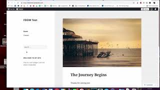 #FDOM19: Adding a Text Widget to Wordpress