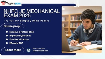 nhpc je mechanical 2025 | nhpc je mechanical syllabus 2025