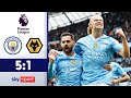 VIERERPACK Haaland! | Manchester City - Wolverhampton Wanderers | Highlights - Premier League 23/24 image