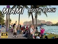 Stunning Miami Beach Sunset Walk 🌴 South Pointe Park