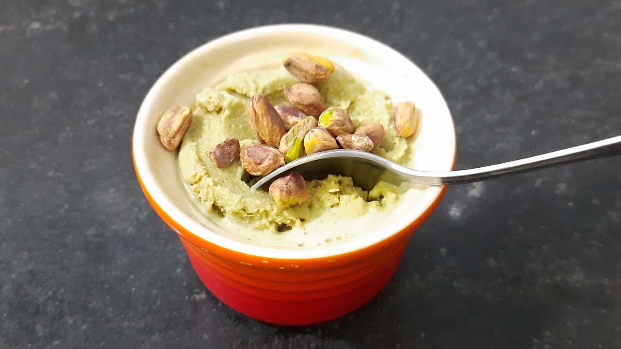 Gelato de Pistache (com pasta de pistache)