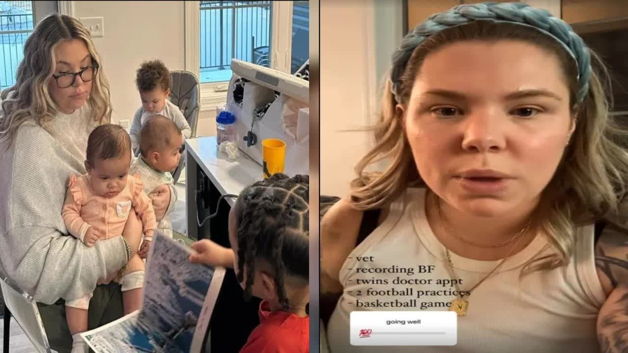 Teen Mom Kailyn Lowry says she's 'exhausted' and admits to mixing up