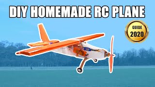 RC airplane made at home with really cheap materials