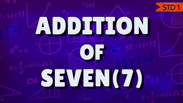Addition of 7 / Mastering Addition: The Power of Adding 7 #addition