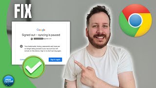 how to fix google chrome sync paused error