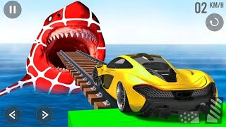 Crazy Superhero Car Stunt Race 2023 - Car Racing Stunts Driver Simulator / Off Road car game screenshot 5