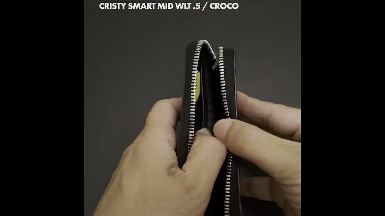 CRISTY SMART MID WLT .5 / CROCO