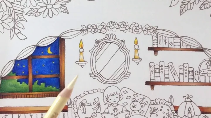 Romantic country - tutorial part 1 - prismacolor p...